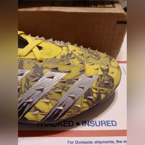 ADIDAS PREDATOR MARVEL WOLVERINE CLEATS - Picture 7 of 13